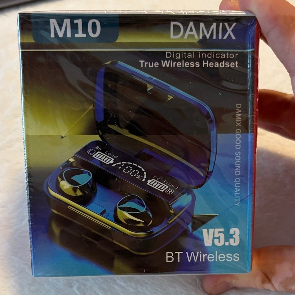 Wireless Earbuds with Digital Display